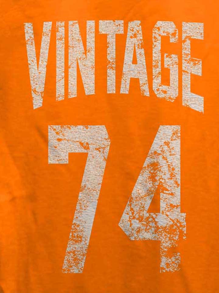 vintage-1974-damen-t-shirt orange 4