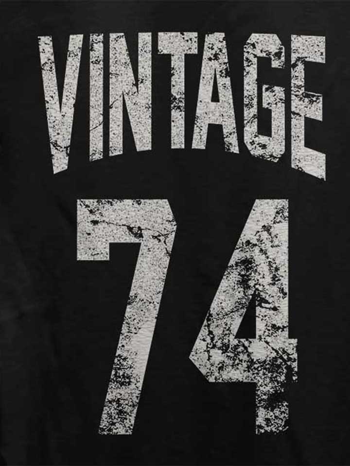 vintage-1974-damen-t-shirt schwarz 4