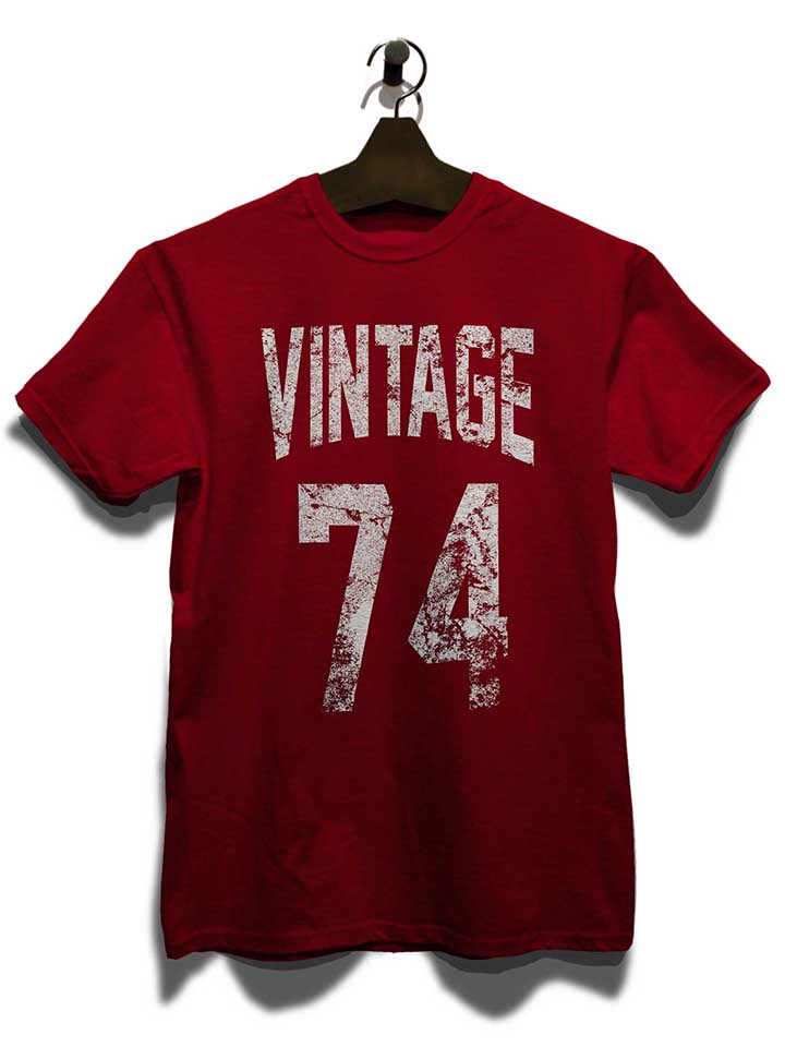 vintage-1974-t-shirt bordeaux 3