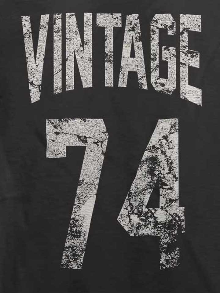 vintage-1974-t-shirt dunkelgrau 4