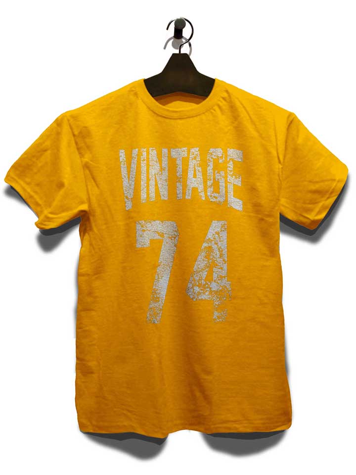vintage-1974-t-shirt gelb 3
