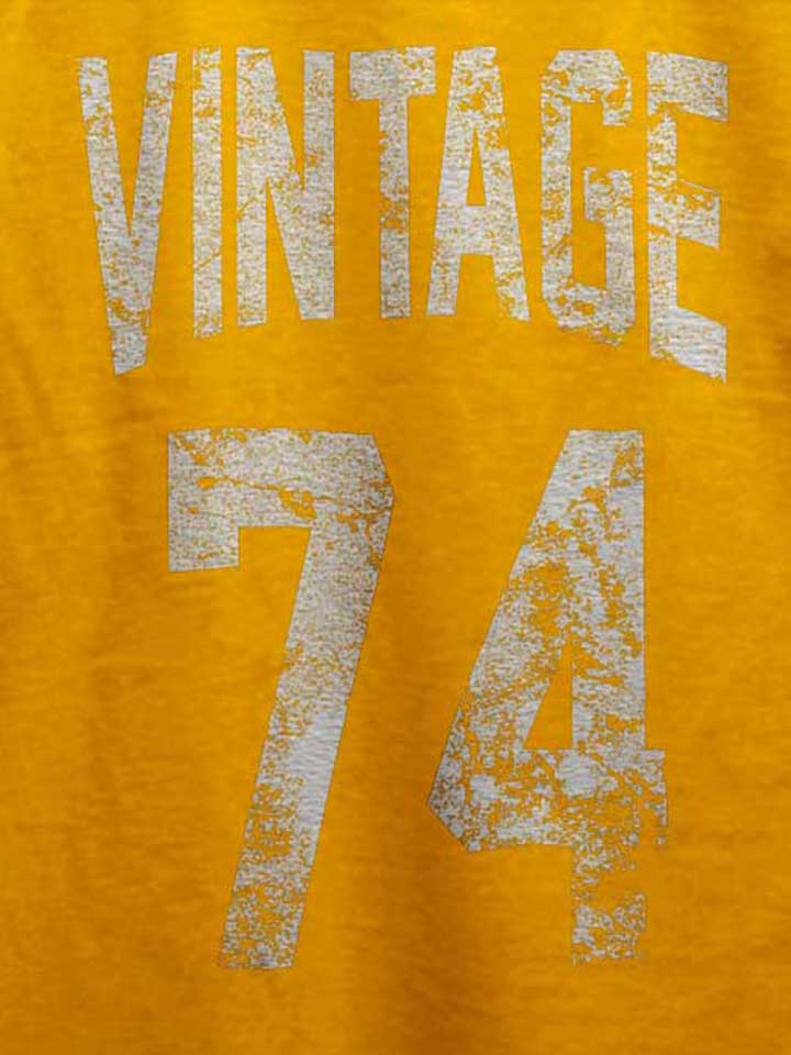 vintage-1974-t-shirt gelb 4