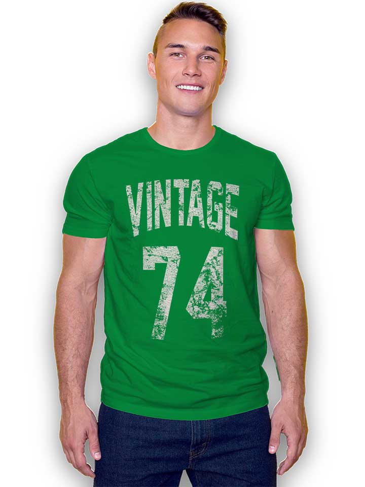 vintage-1974-t-shirt gruen 2