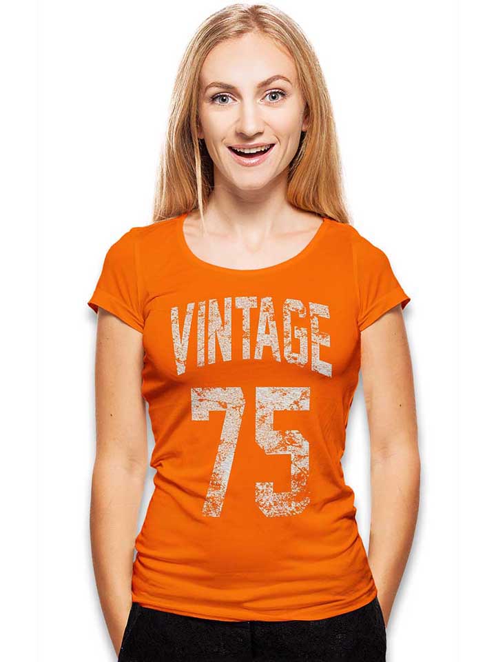 vintage-1975-damen-t-shirt orange 2