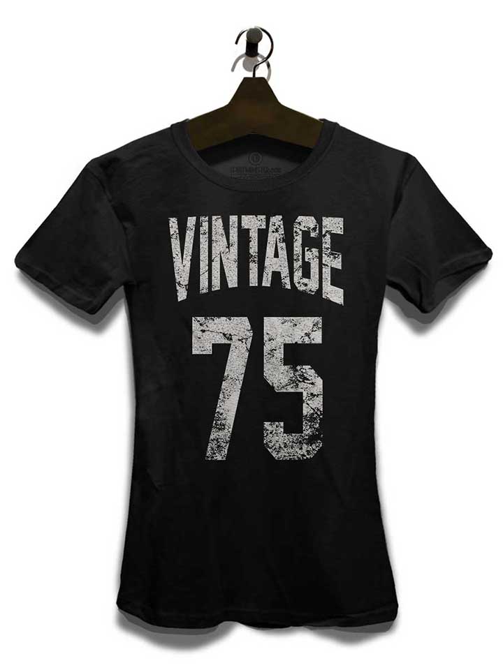 vintage-1975-damen-t-shirt schwarz 3