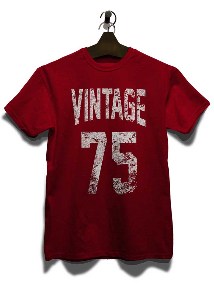 vintage-1975-t-shirt bordeaux 3