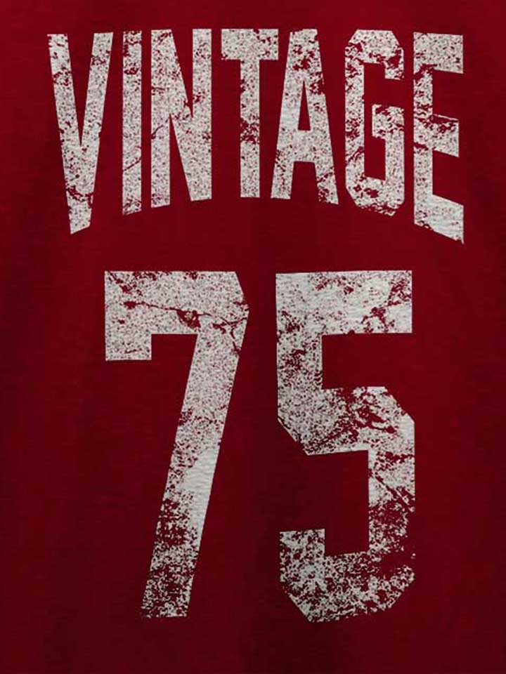 vintage-1975-t-shirt bordeaux 4