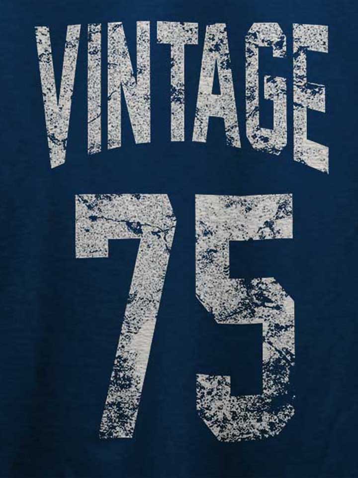 vintage-1975-t-shirt dunkelblau 4