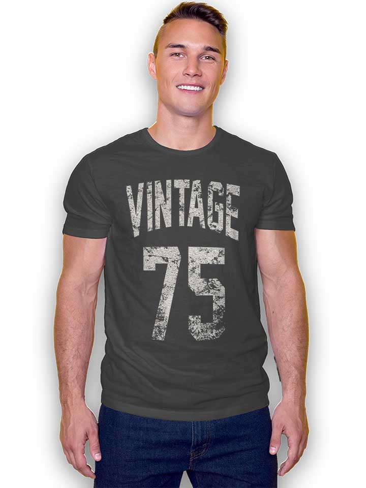 vintage-1975-t-shirt dunkelgrau 2