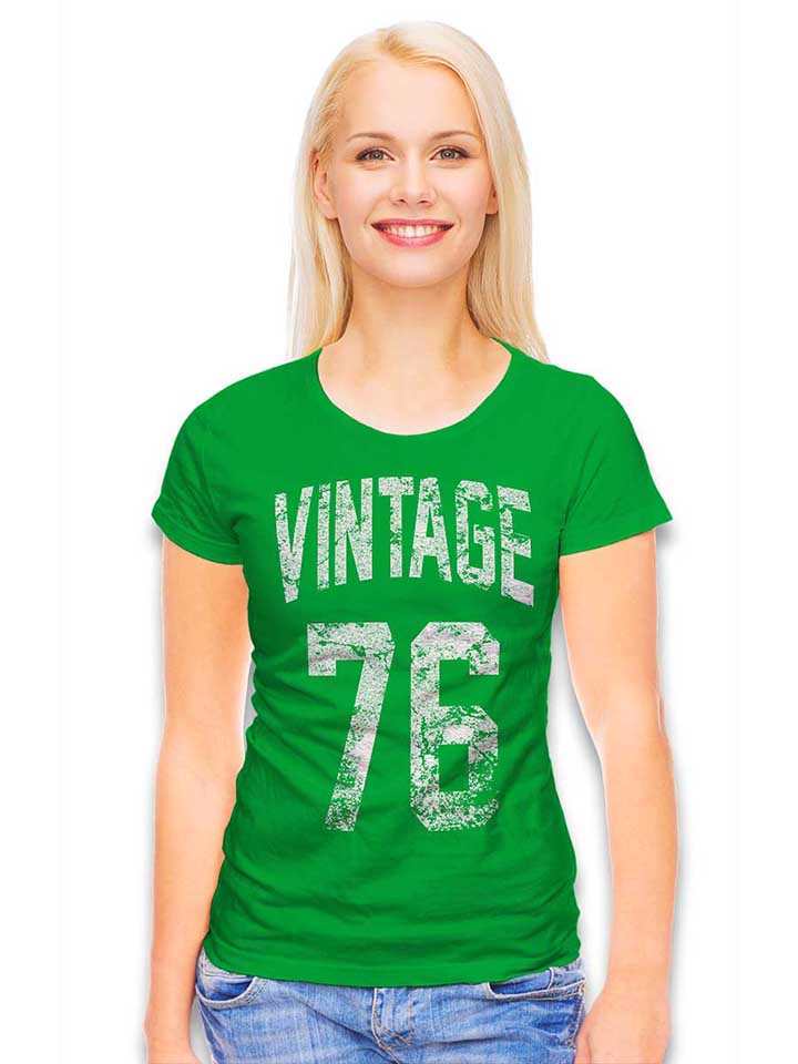 vintage-1976-damen-t-shirt gruen 2