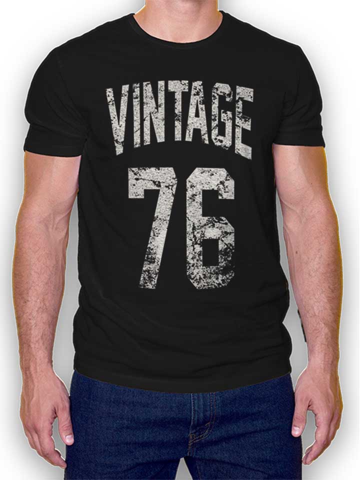 vintage-1976-t-shirt schwarz 1