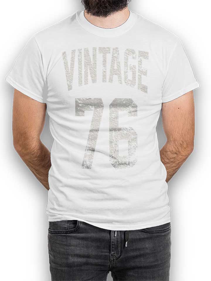 Vintage 1976 T-Shirt weiss L