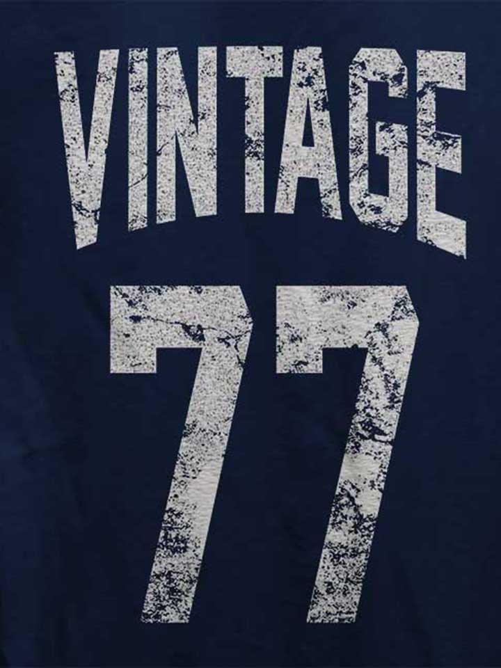 vintage-1977-damen-t-shirt dunkelblau 4