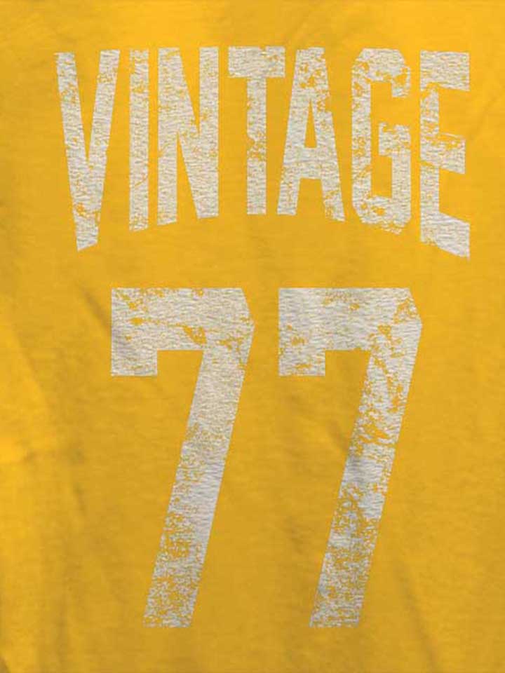 vintage-1977-damen-t-shirt gelb 4