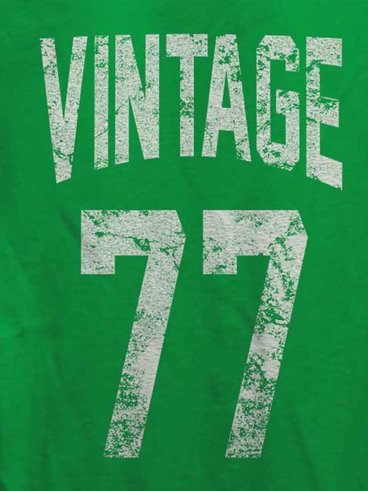 vintage-1977-damen-t-shirt gruen 4