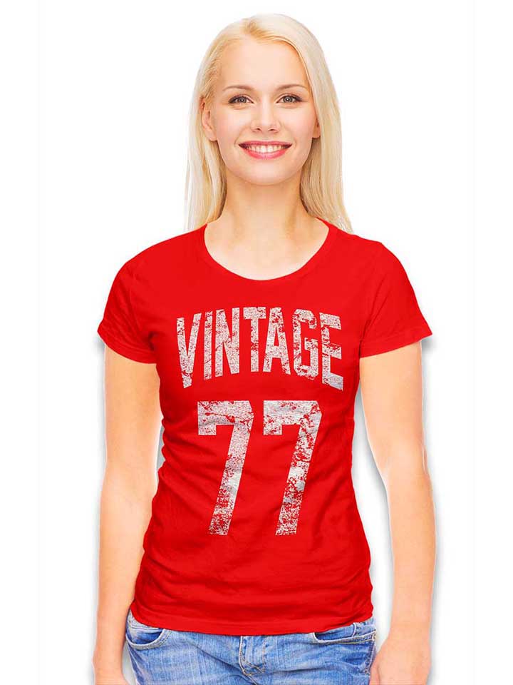 vintage-1977-damen-t-shirt rot 2
