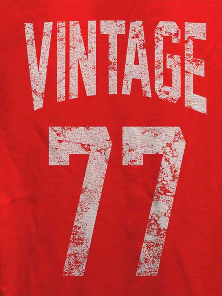 vintage-1977-damen-t-shirt rot 4