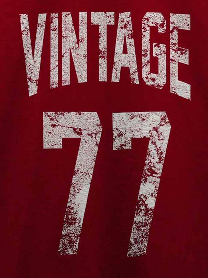 vintage-1977-t-shirt bordeaux 4