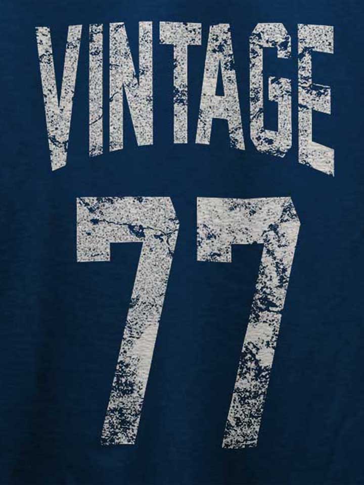 vintage-1977-t-shirt dunkelblau 4
