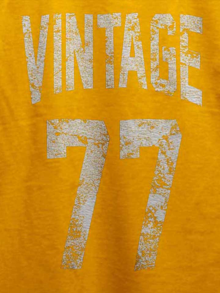 vintage-1977-t-shirt gelb 4