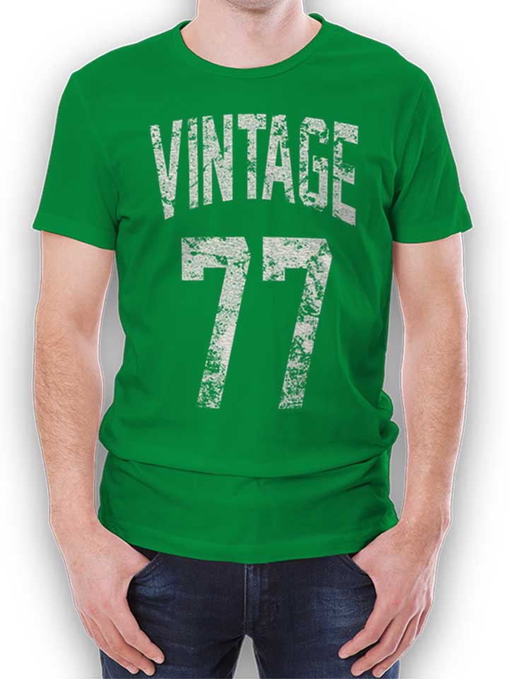 Vintage 1977 T-Shirt verde L
