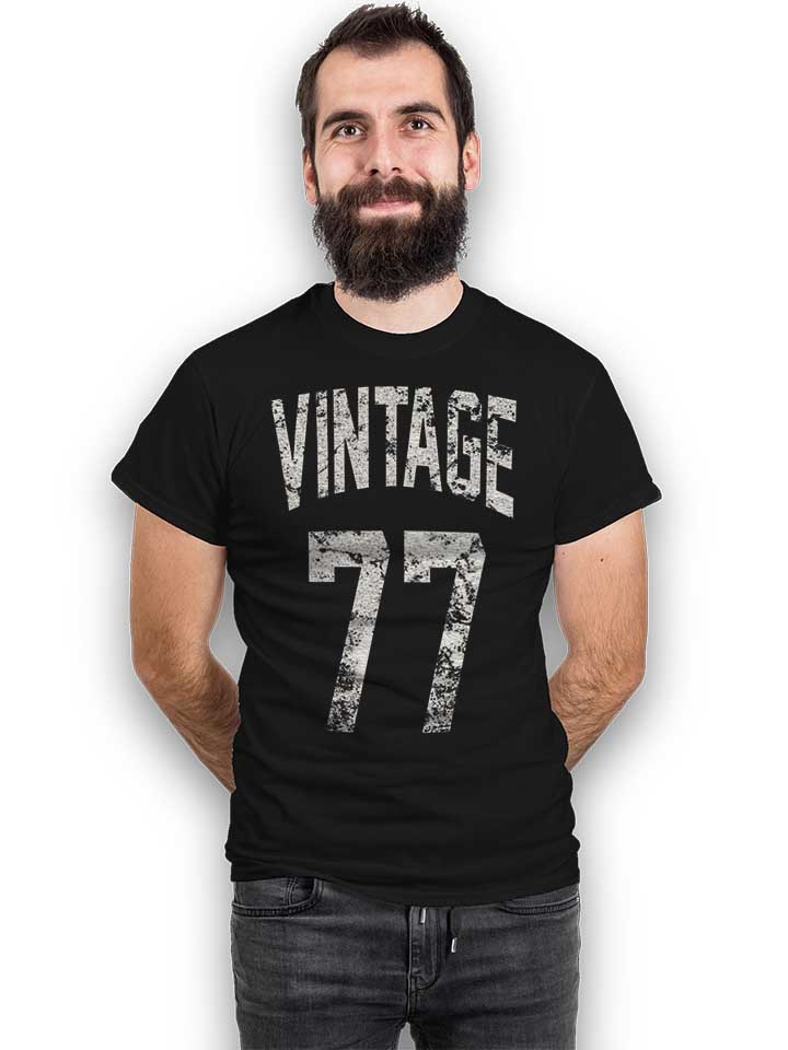 vintage-1977-t-shirt schwarz 2