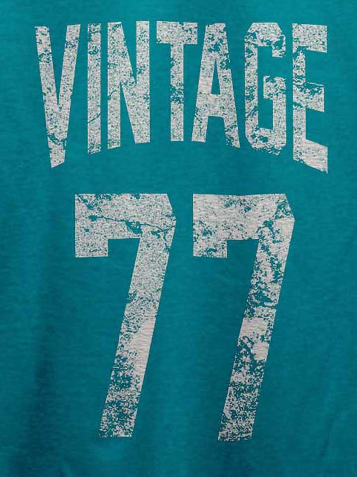 vintage-1977-t-shirt tuerkis 4
