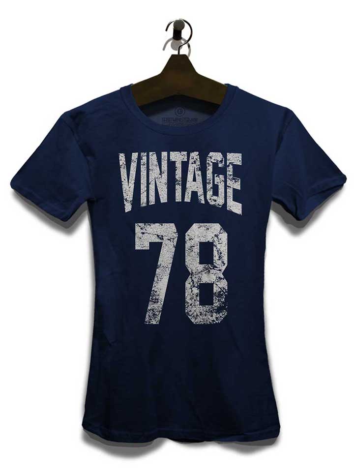 vintage-1978-damen-t-shirt dunkelblau 3