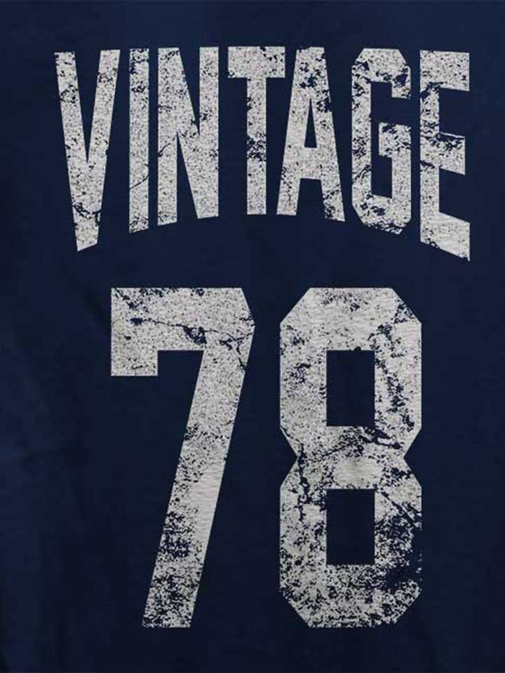 vintage-1978-damen-t-shirt dunkelblau 4