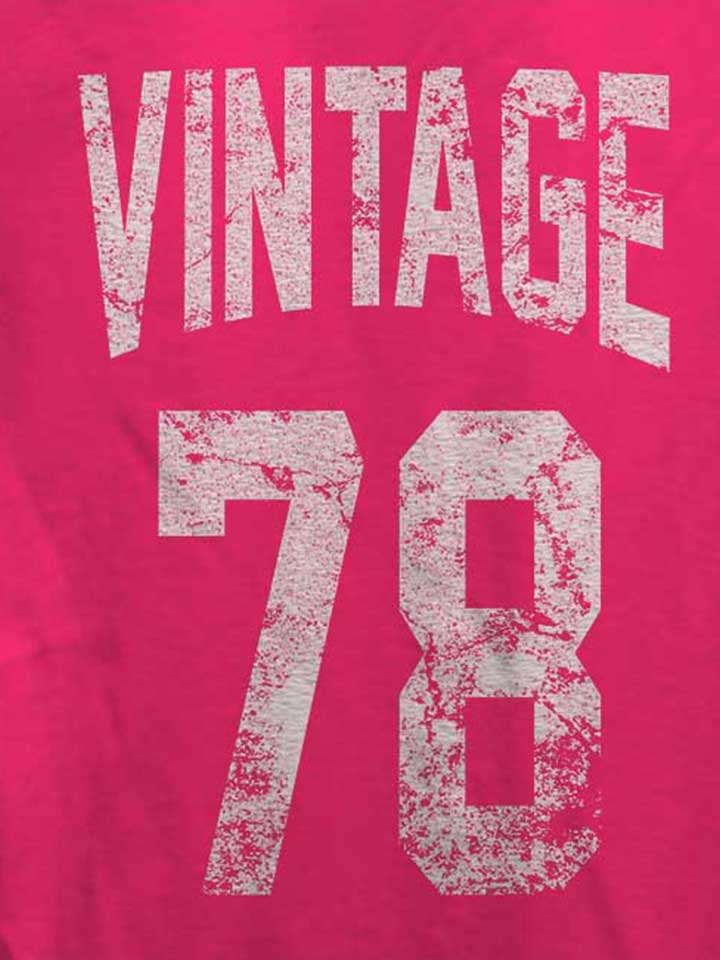 vintage-1978-damen-t-shirt fuchsia 4