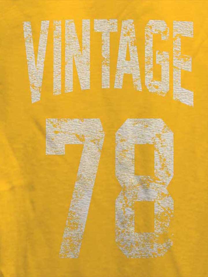 vintage-1978-damen-t-shirt gelb 4