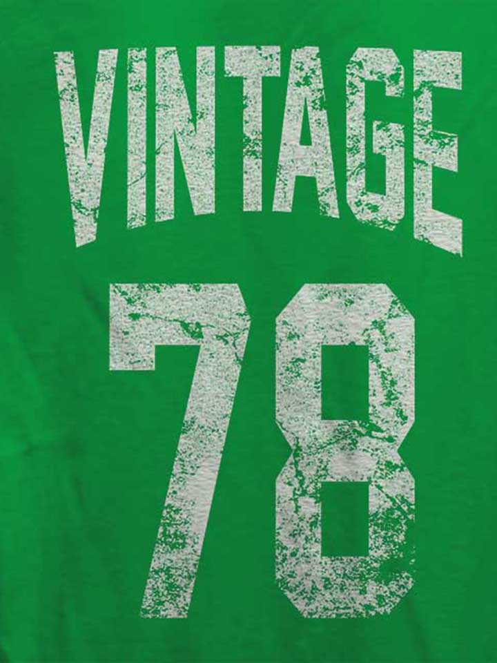 vintage-1978-damen-t-shirt gruen 4