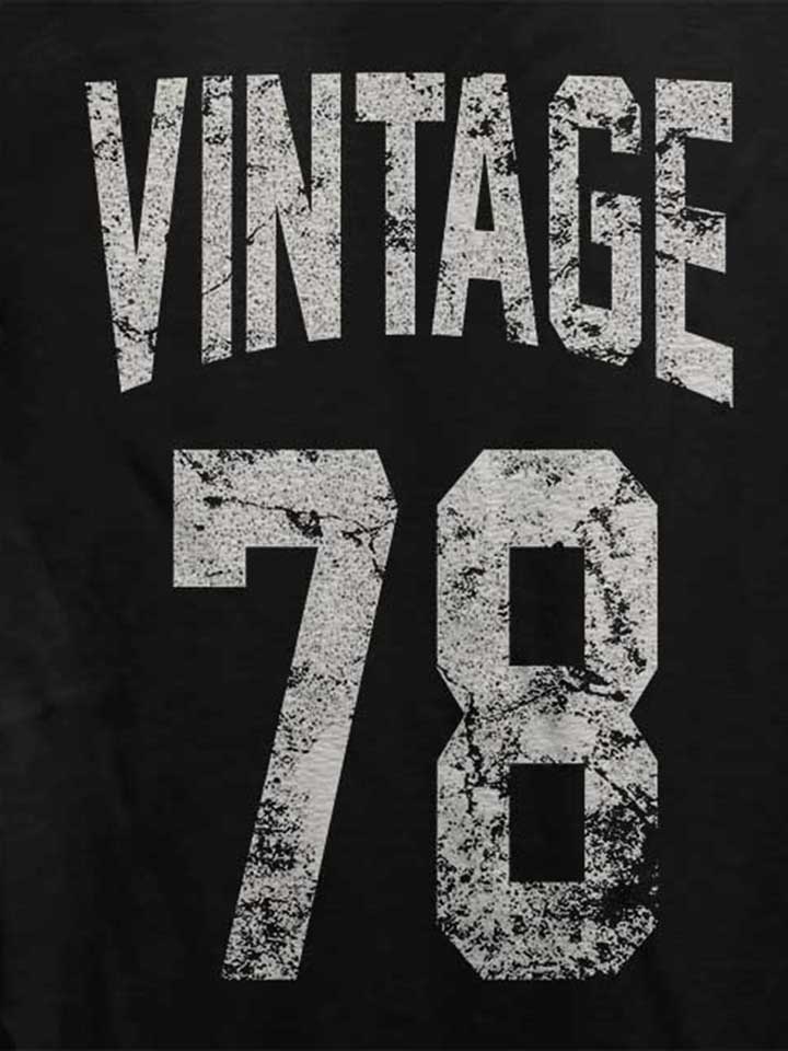 vintage-1978-damen-t-shirt schwarz 4