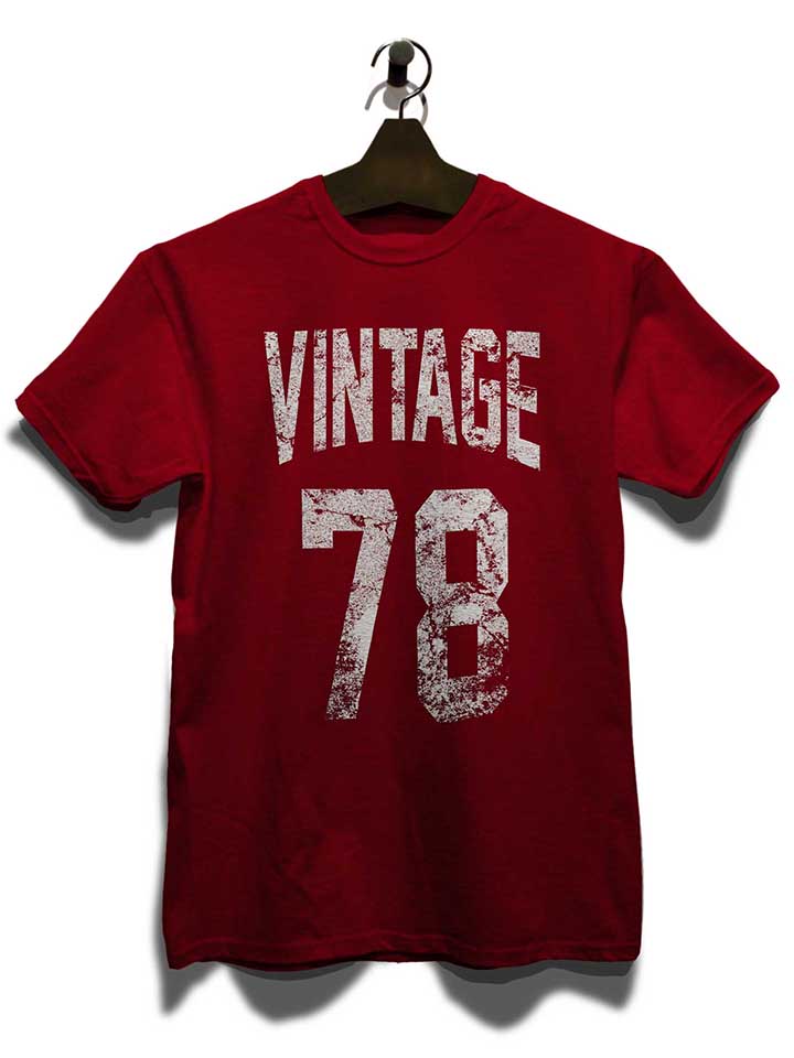 vintage-1978-t-shirt bordeaux 3