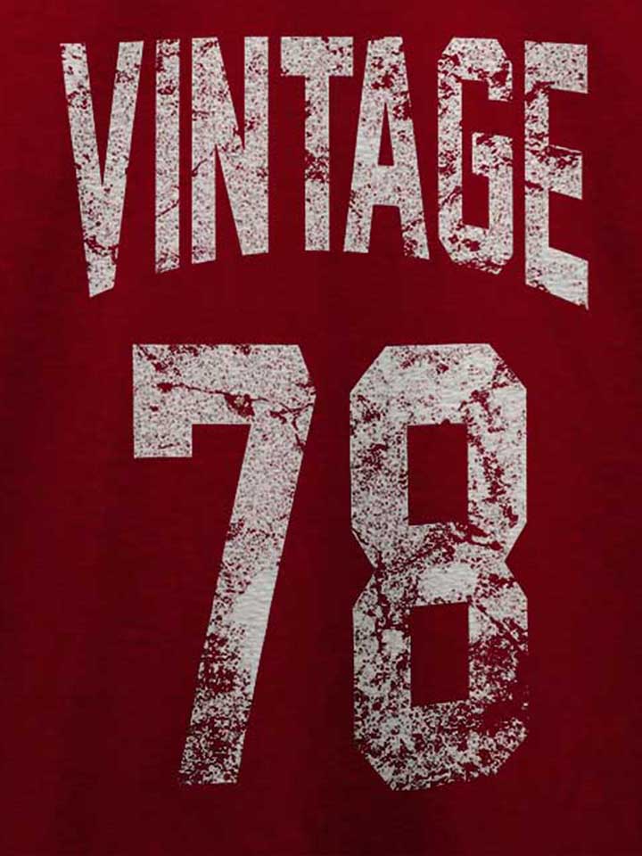 vintage-1978-t-shirt bordeaux 4