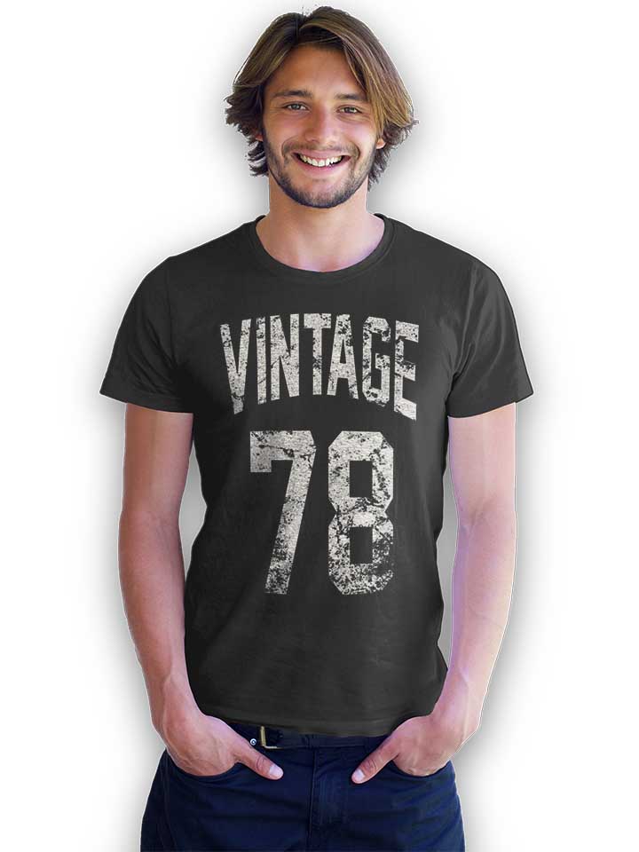 vintage-1978-t-shirt dunkelgrau 2
