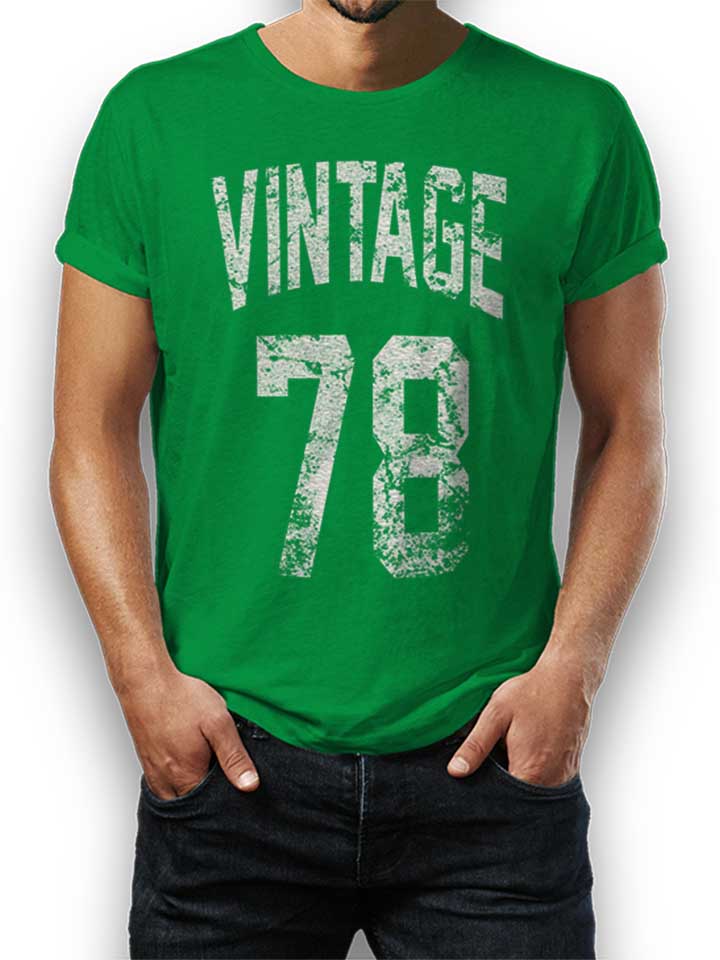 Vintage 1978 T-Shirt gruen L