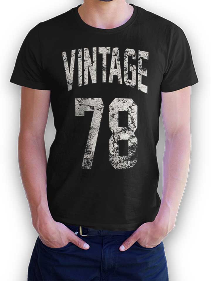 Vintage 1978 T-Shirt noir L
