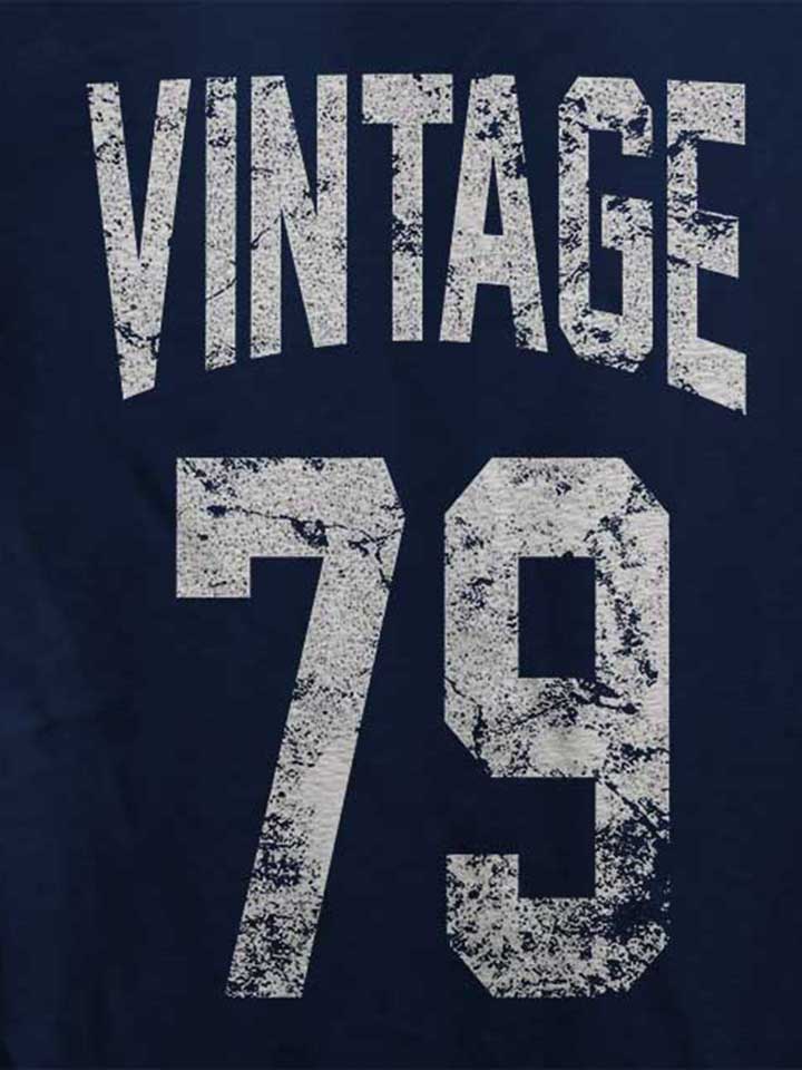 vintage-1979-damen-t-shirt dunkelblau 4