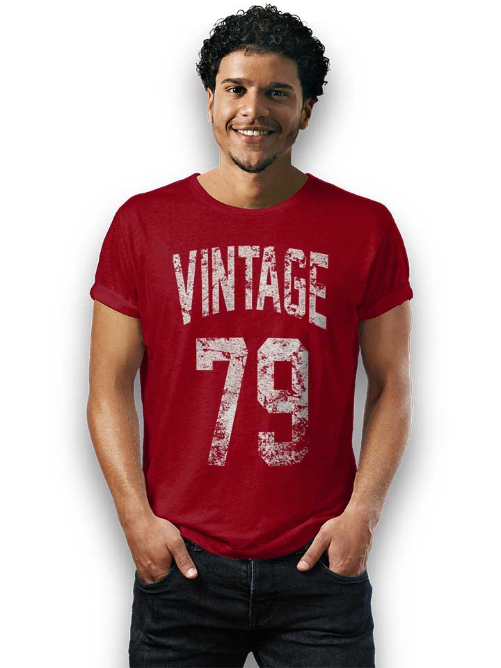 vintage-1979-t-shirt bordeaux 2