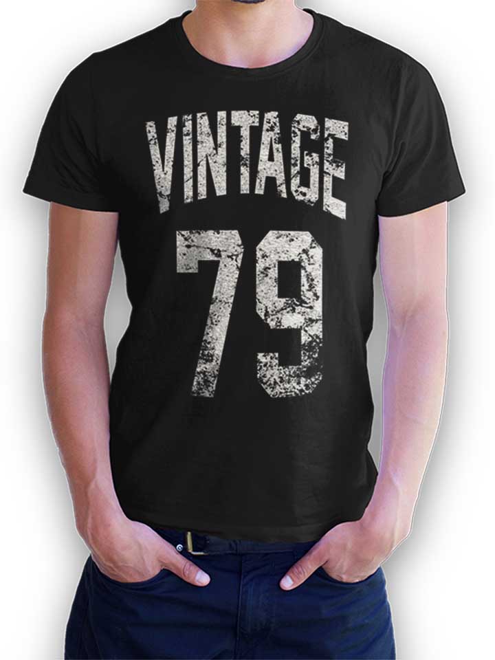 Vintage 1979 Camiseta negro L