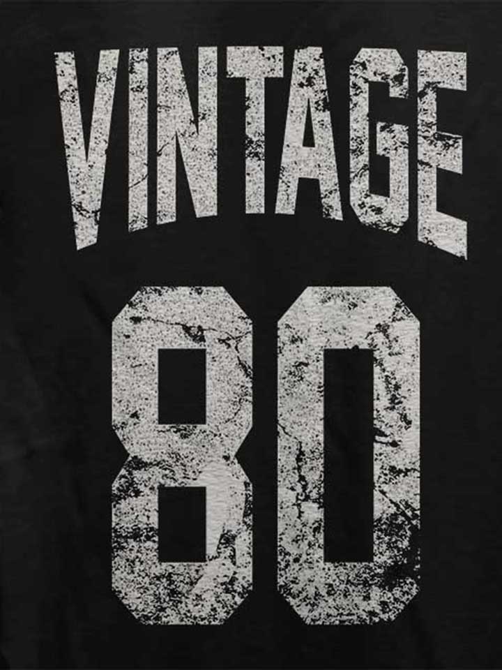 vintage-1980-damen-t-shirt schwarz 4