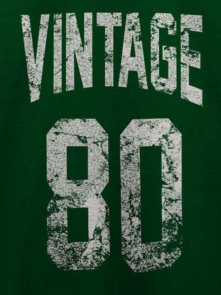 vintage-1980-t-shirt dunkelgruen 4