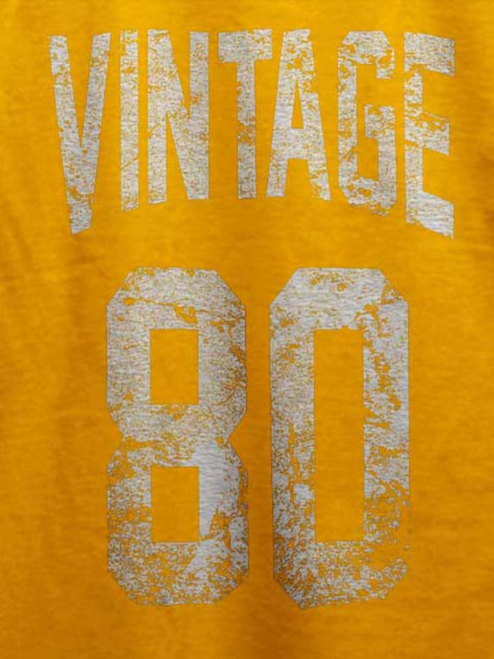 vintage-1980-t-shirt gelb 4