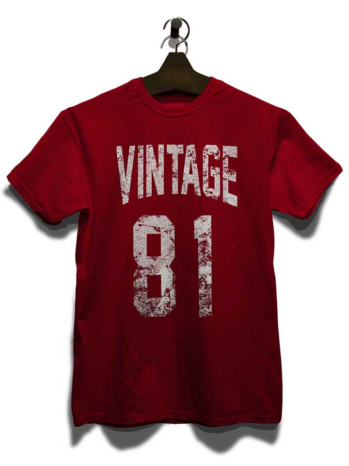vintage-1981-t-shirt bordeaux 3