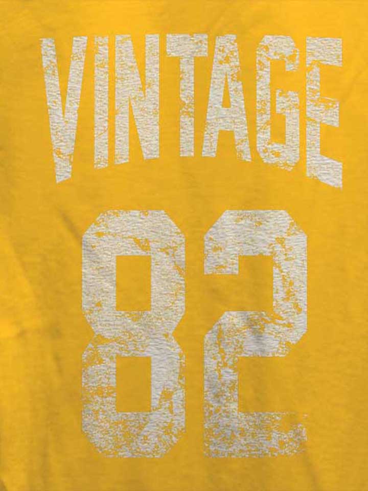 vintage-1982-damen-t-shirt gelb 4