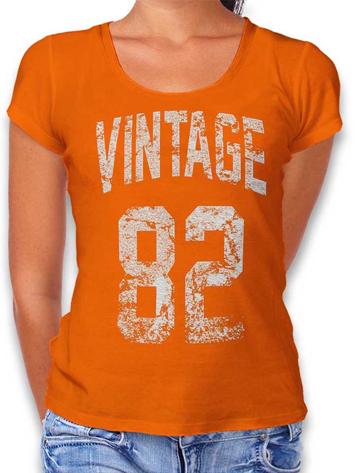 vintage-1982-damen-t-shirt orange 1