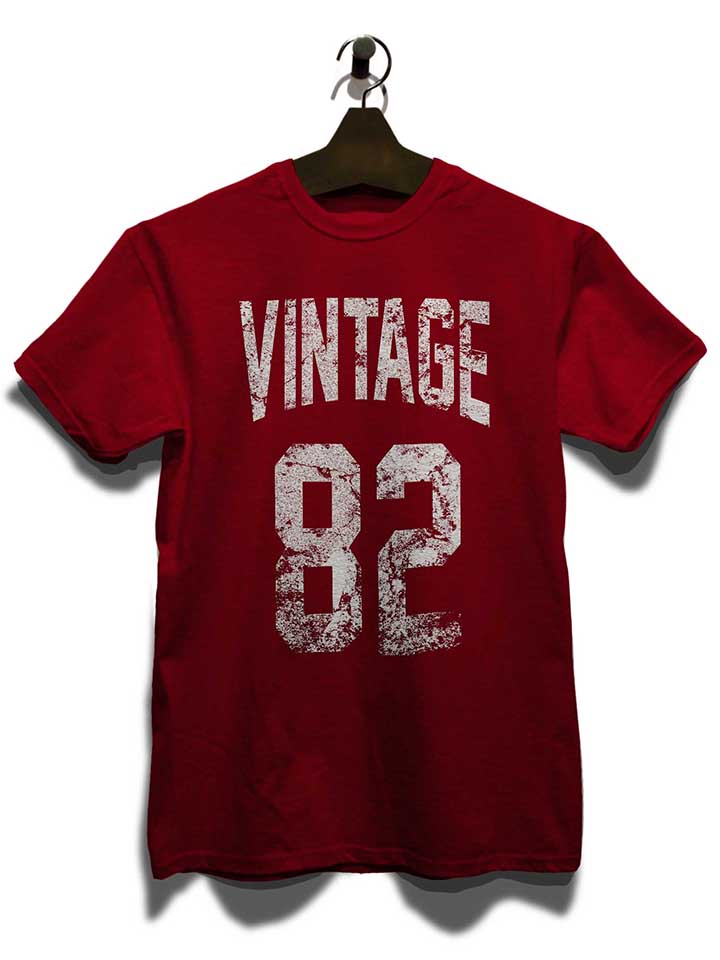 vintage-1982-t-shirt bordeaux 3