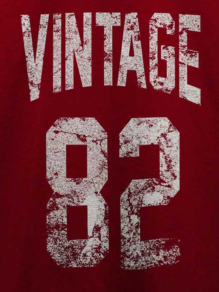 vintage-1982-t-shirt bordeaux 4