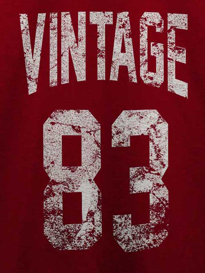 vintage-1983-t-shirt bordeaux 4